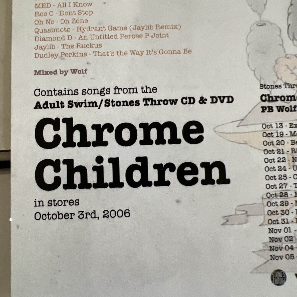 Stones Throw x Adult Swim | LE CD 💿 | Peanut Butter Wolf