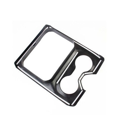 Carbon Fiber Front Armrest Cup Holder Panel Cover Trim For Dodge Ram 1500 19-21 - Picture 2 of 7