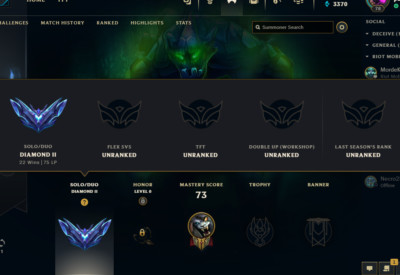 League of Legends EUN Diamond II (M1+ MMR) - 46 CHAMPS - HANDLEVEL - FULL ACCESS