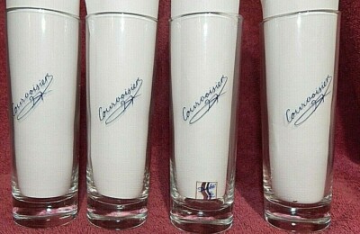 Lot of 4 courvoisier Tall Glasses