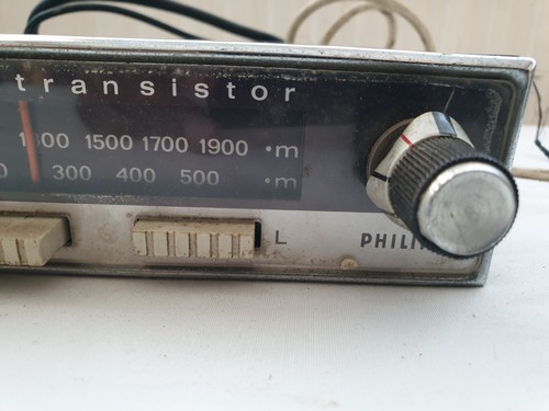 Vintage Philips All Transistor Car Radio Stereo - UNTESTED - Picture 3 of 7