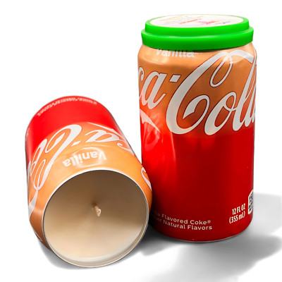 Vanilla Coke Scented Can Candle | 12 oz Soda Pop Candle