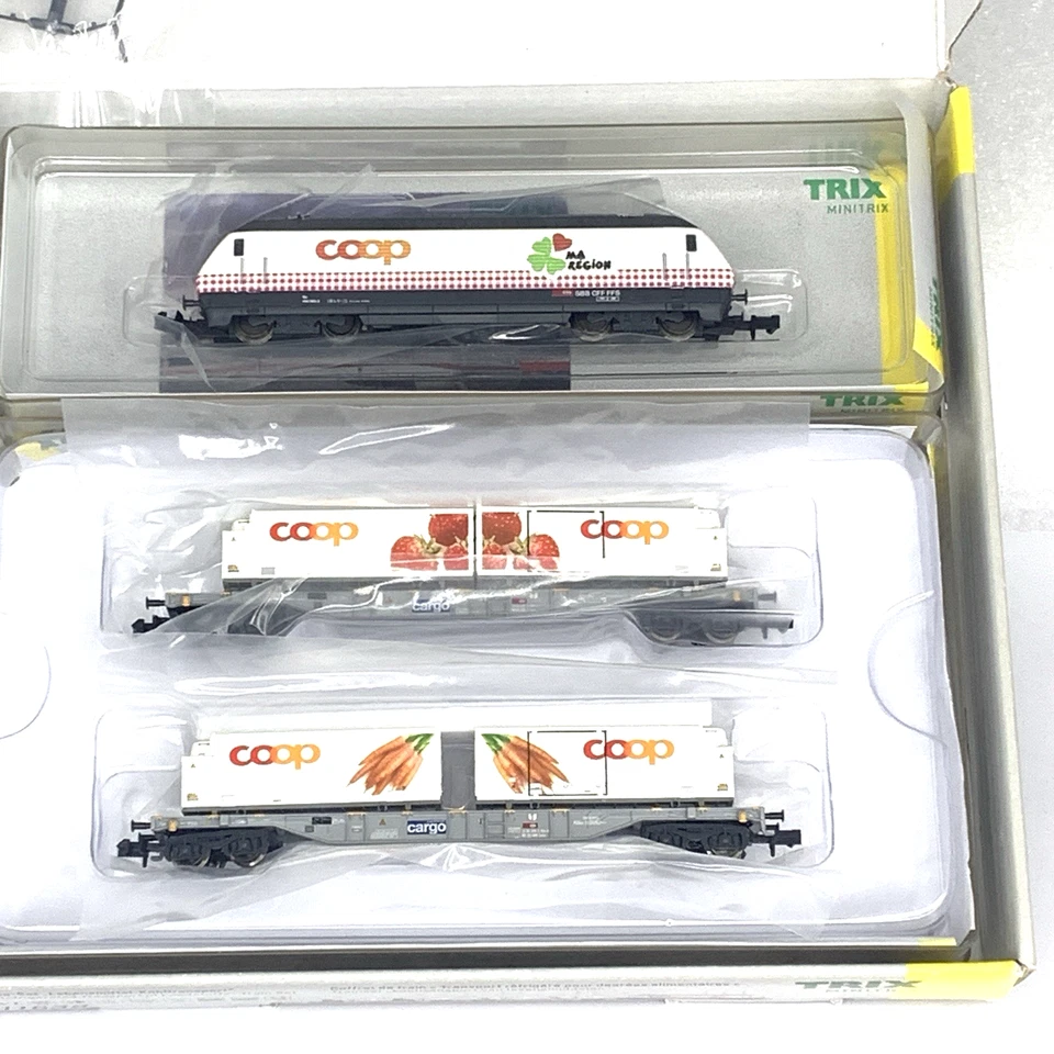 Minitrix N-Scale 11638  3 Piece Zug Set Lebensmittel Kuhltransport Reefer LN/Box - Image 3 of 4