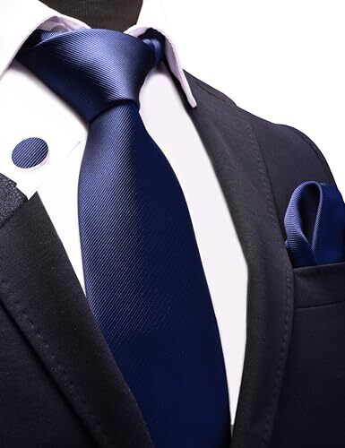 GUSLESON Solid Color Necktie and Pocket Square Jamaica GUSLESON Solid Color Necktie and Pocket Square Jamaica