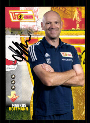 Markus Hoffmann Autogrammkarte Union Berlin 2020-21 Original Signiert
