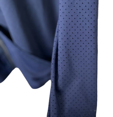 Rash Guard Langarmshirt Damen XL Reißverschluss Surf Paddleboard Laser Dot blau - Bild 6 von 10