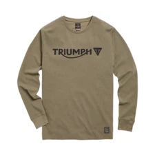Triumph Bettmann Long Sleeve Khaki Waffle Tee - MTLS21011