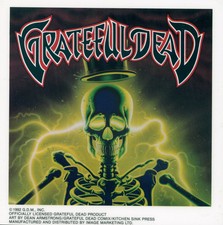 GRATEFUL DEAD - SKELETON - STICKER/DECAL - BRAND NEW VINTAGE - MUSIC BAND 056