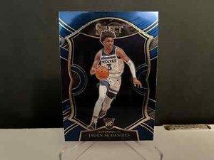 2020-21 NBA Panini Select Basketball Jaden McDaniels #88 Base Rookie Card