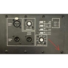 Vite nera per Sub RCF 8004 8006 Preamplificatore