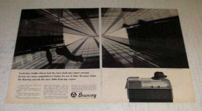 1966 AM Bruning 3000 Desk-Top Copier Ad!