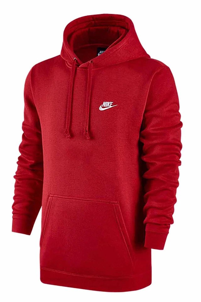 耐克男式运动服长袖抓绒锻炼健身房套衫连帽衫 — 第 3/4 张图片