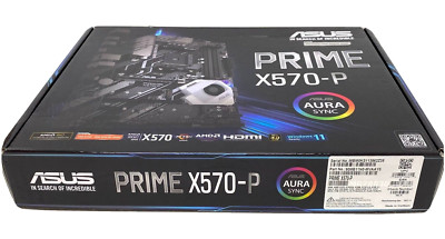 Asus Prime X570-P AM4 PCIe 4.0 Motherboard Ryzen 5000/5000G Windows 11 Ready