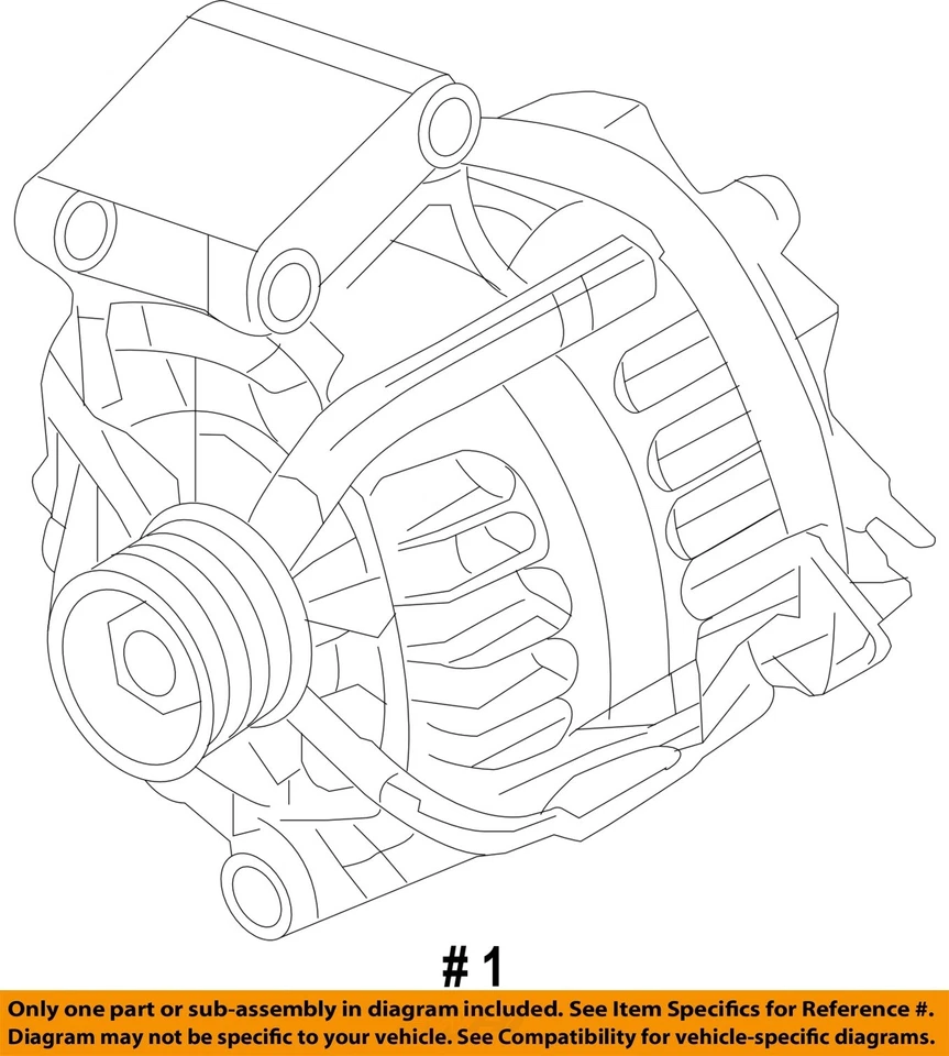 Б/у генератор переменного тока подходит: 2013 Ford Fiesta класса A - Изображение 4 из 4