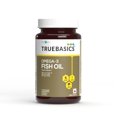 TrueBasics Omega 3 Fish Oil (60 Capsules)