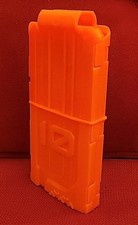Nerf Dart Gun 10 Round Ammo Magazine Clip Orange
