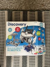 Robotics Build and Create 3 Robots by Discovery Ages 12 New Open Box