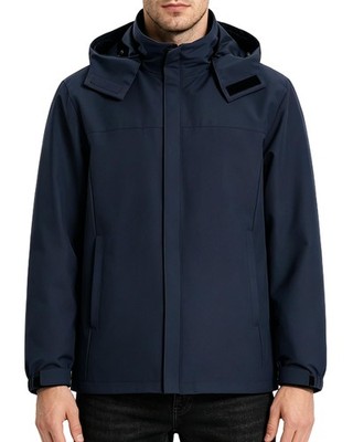 ACCNUO Men's Waterproof Rain Jacket Lightweight Raincoat & Windbreaker with