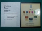 1948, Israel, DOAR IVRI, CPL Series, On Ministry Sheet, Waide Certificate