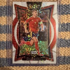 2024-25 Panini Select Fifa - Terrace Alvaro Morata #88 White Sparkle Prizm