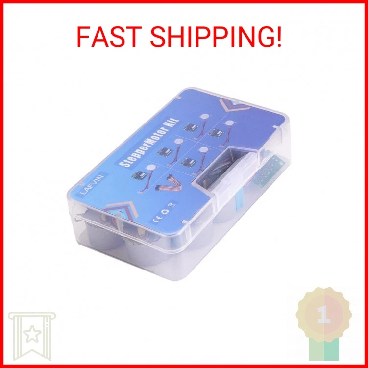 LAFVIN 5 Sets 28BYJ-48 ULN2003 5V Stepper Motor + ULN2003 Driver Board for Ardui - Image 2 of 2