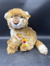 STEIFF JUNIOR LEO LION CUB 2897/30 Germany plush stuffed RETIRED RARE W/Tags