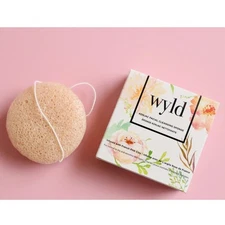 Wyld French Pink Clay Konjac Sponge Brand New MSRP $18