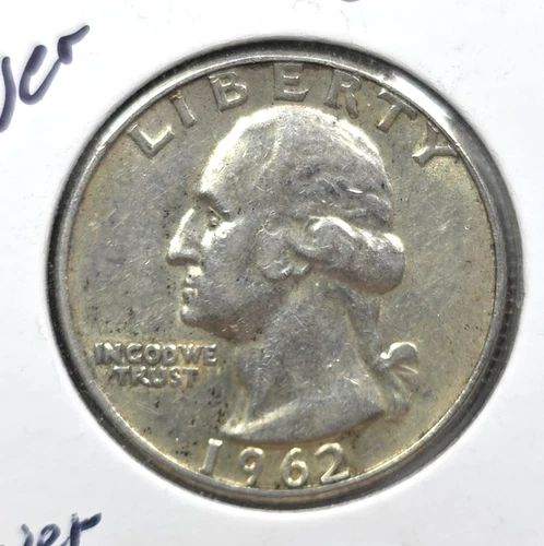 1962-D Washington Quarter, 90% Silver 6.25gm coin ask4bud