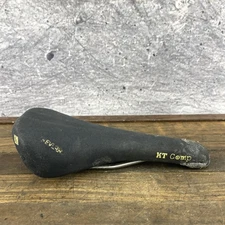 Vintage Velo KT Comp Bicycle Saddle Titanium Rails 90s MTB Glue Residue