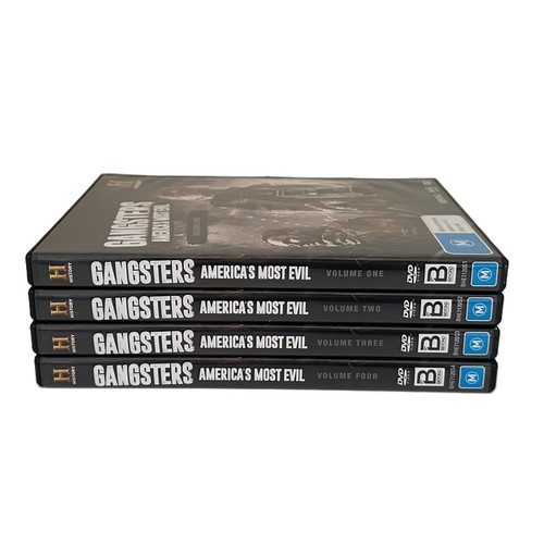 Gangsters - Americas Most Evil, Collectors Set. Vol: 1-4 DVD Region 4. Like New. - Picture 4 of 10