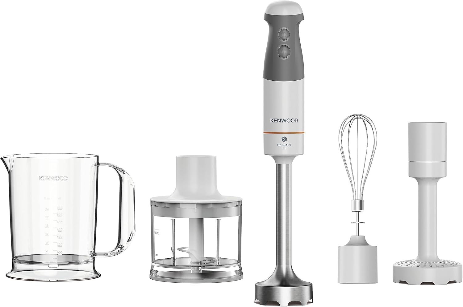 Kenwood Triblade XL HBM40306WH: Mixer Immersione 850W con Accessori