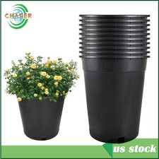 Pro Cal 5 Gallon Premium Nursery Black Plasti...