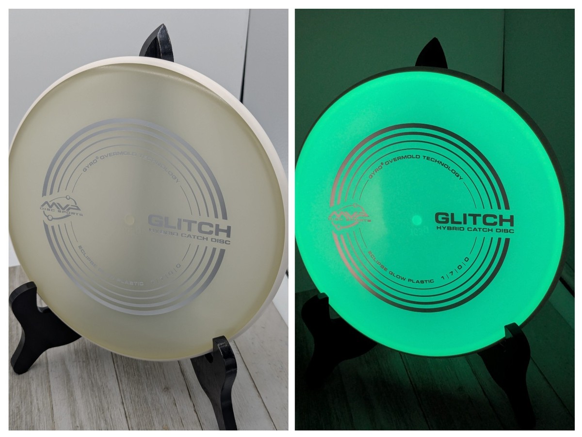 New MVP Eclipse GLOW Glitch Hybrid Catch Putter Disc Golf Disc 163