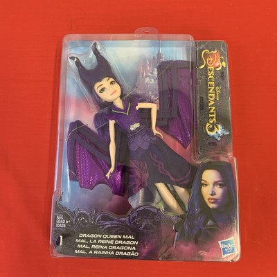 Disney Descendants 3 DRAGON QUEEN MAL Doll Expanding Wings Purple Toy Doll