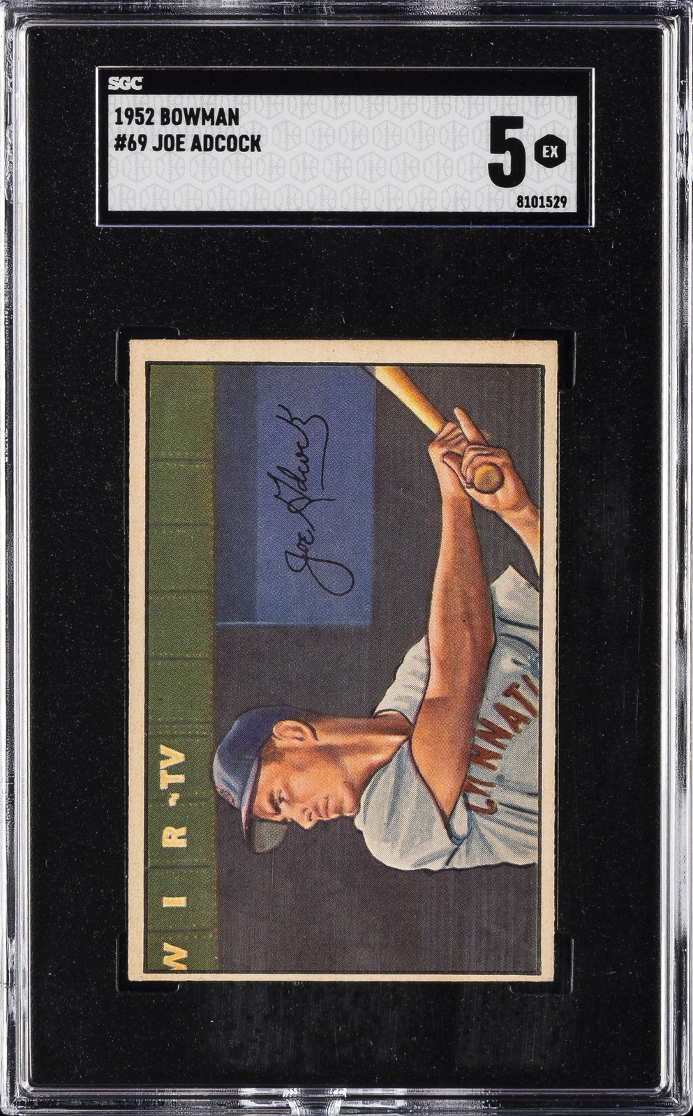 1952 BOWMAN #69 JOE ADCOCK SGC 5