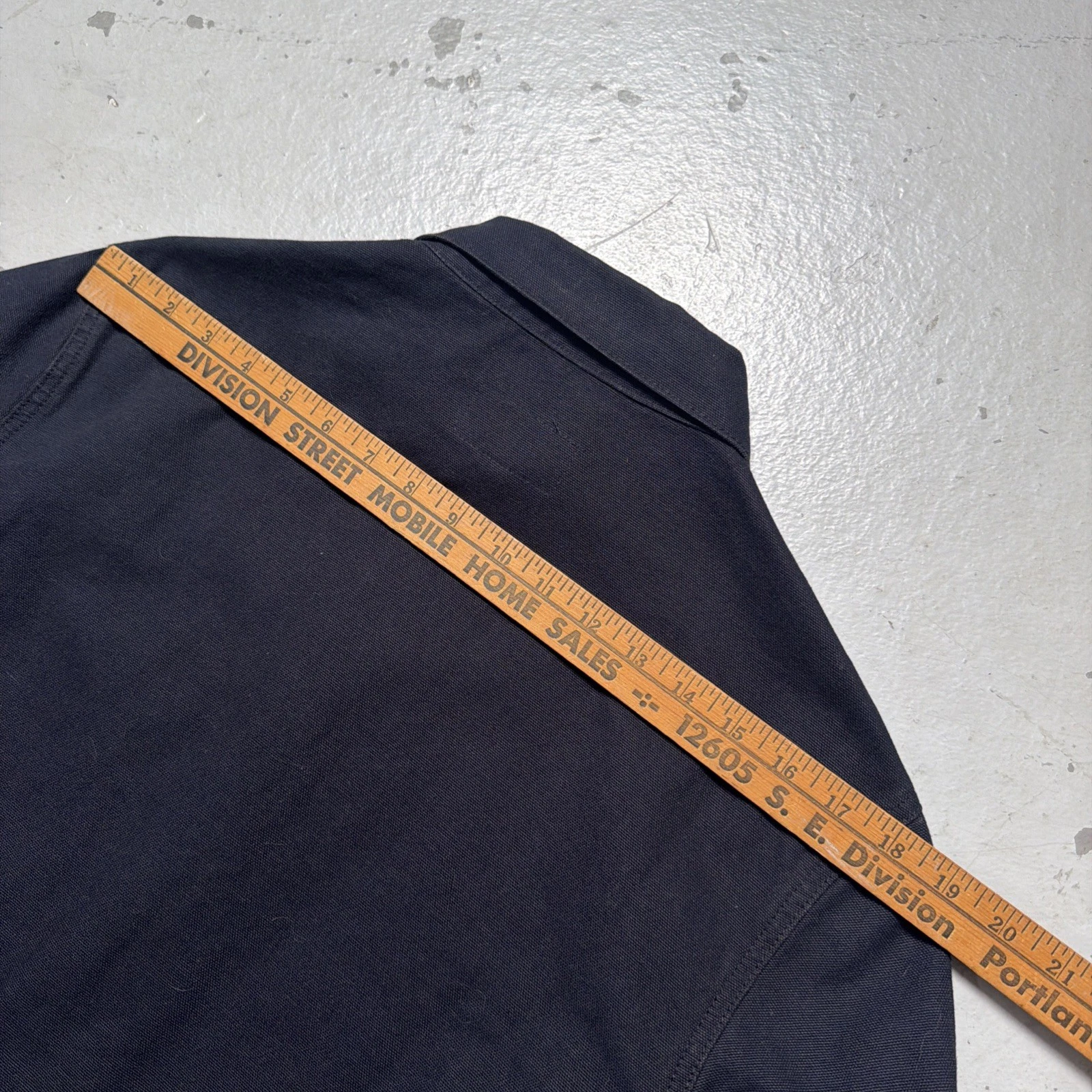 Imogene & Willie Canvas Chore Jacket French Euro Military Style Made In USA XS-S image 8