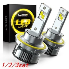 2x AUXITO H13 LED 9008 Headlight Kit Bulb High Low Beam 6500K Super White Canbus