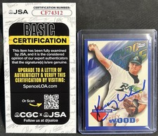 1997 Best Cards #2 Kerry Wood IP Auto JSA Authentic