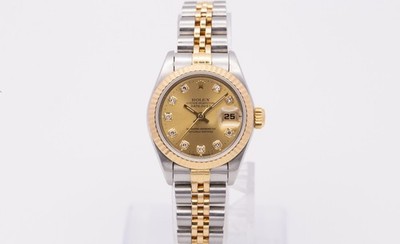 Händler: Rolex Lady Datejust 69173 26mm Diamant Zifferblatt 1994 Guter Zustand