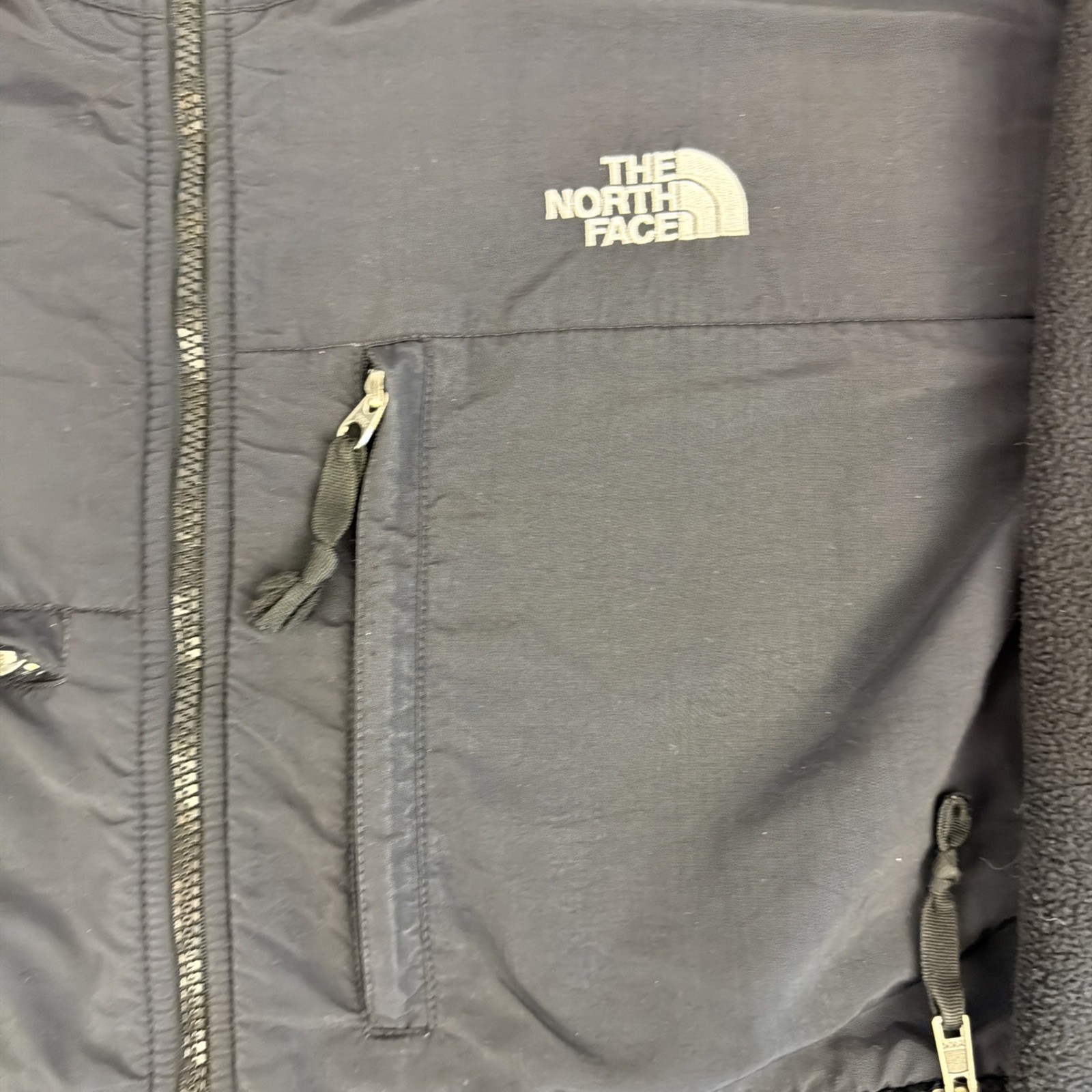 The North Face Denali Jacket Men's Black Fleece Full Zip Vented Polartec Size L thumbnail 3
