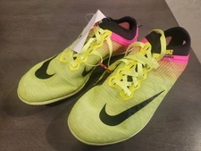 Nike Mamba 3 Racing Sprint Shoes Zoom Track Spike Neon Volt/Pink Blast Size 6.5