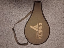 PRO KENNEX "GRAPHITE VOLLEY" SINGLE ZIPPERED TENNIS RACQUET COVER W/ STRAP