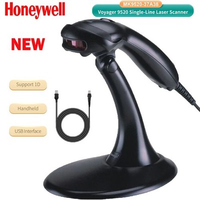 Honeywell Voyager MK9520-37A38 1D Handheld Barcode Scanner w/ UBS Cable &Stand
