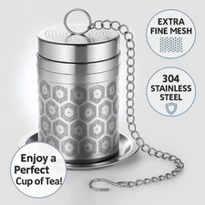 Tea Infuser for Loose Leaf Tea Small Stainless Steel Extra Fine Mesh Steeper