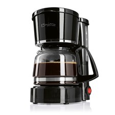 Barista Kaffeemaschine mit Glaskanne Filtermaschine Filterkaffeemaschine schwarz