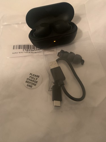 Sony WF-C710N/B Bluetooth Wireless In-Ear Headphones - Black