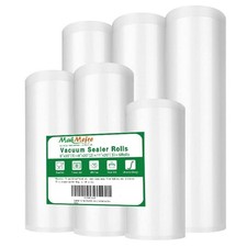 6 Pack 6"x20'(1Roll) 8"x20'(2Rolls) and 11"x20' (3Rolls) Vacuum Sealer Bags R...