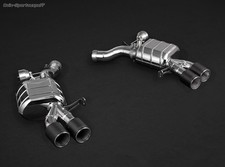 Capristo Duplex Sportauspuff-Komplettanlage BMW M5 F10 je 2x rund aus Carbon