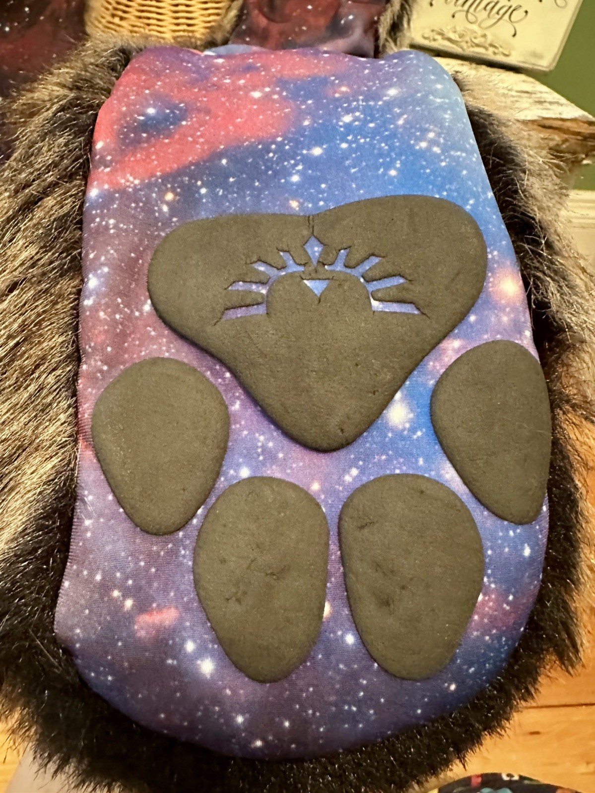 SpiritHoods PROTOTYPE Wolf Galaxy Scarf Spirit Ho… - image 4