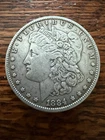1884 $1 Morgan Silver Dollar